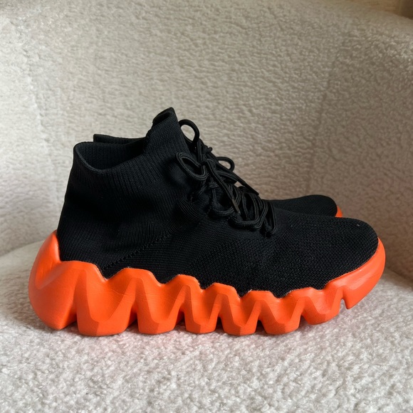 Ankle high Sneakers| black & Orange | 40 - Picture 3 of 5